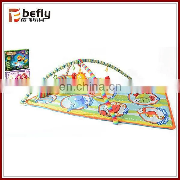 Hot sale new baby washable mat with cloth book