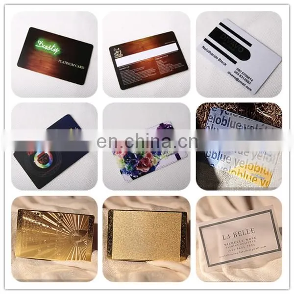 Custom New design embossed LOGO paper Business name card