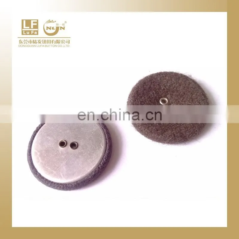 clothing button with cloth coverd
