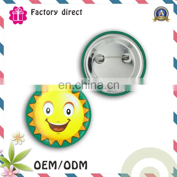 Wholesale Cheap Custom Design plastic button badge 58mm Button Pin Badges