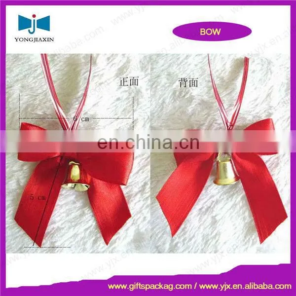 pre-made elastic bow knot for decoration