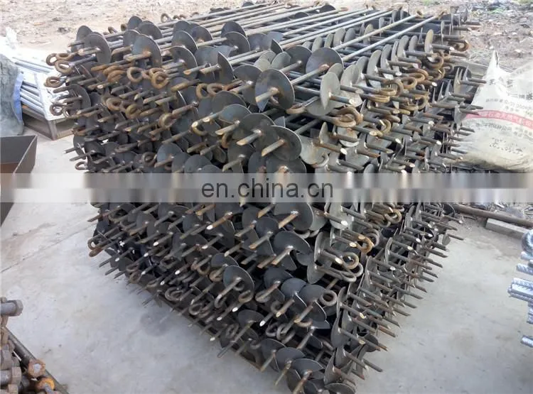 Helical Ground shaft Screw Pile