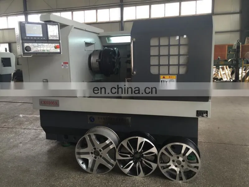 CNC HS-CK6166A cnc lathe rim repairing machine