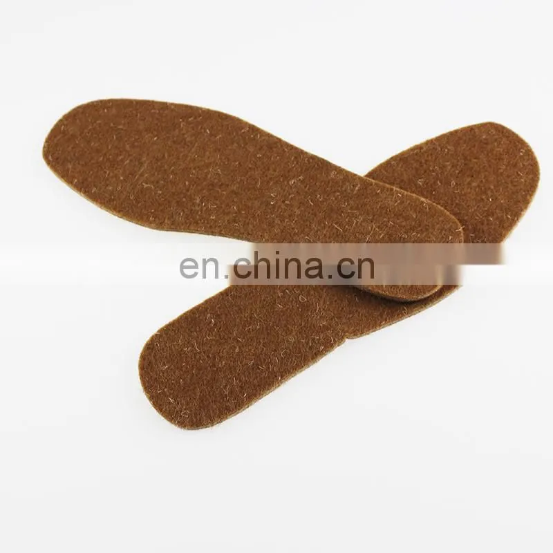 Amazon hot selling 100% sheep wool felt insole