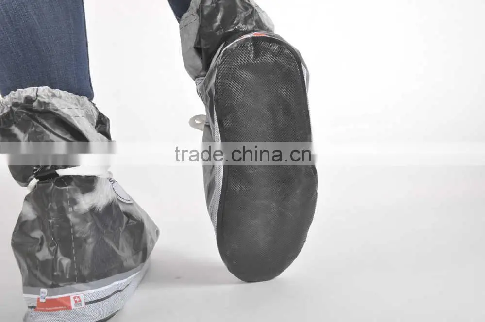 Wholesale fesitival all printed logo waterproof running shoe covers rain