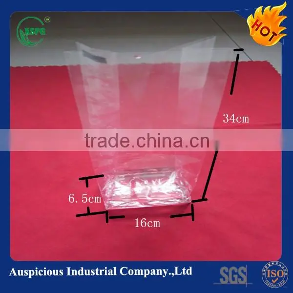 Hot sale OPP gusset bag BOPP square bottom Cellophane Bag of plastic packing