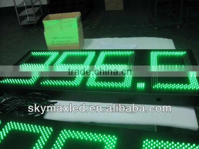 SkyMax high brightness 42 inch Outdoor Building LED digital gas price sign