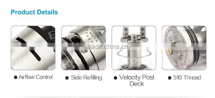 Crazy Selling IJOY Limitless RDTA, Innovative Variable Color with Temp IJOY Limitless RDTA