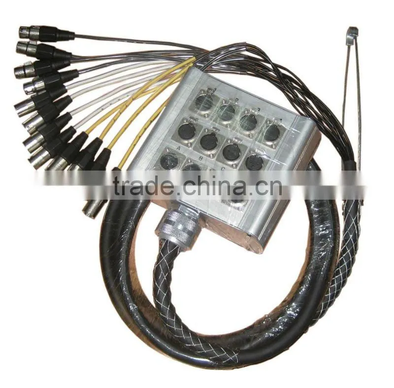 12-Channel Stage Box Snake With 5 Meters BS07-0804X-5M