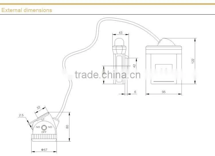 KL4LM(A) cordless miner lamp