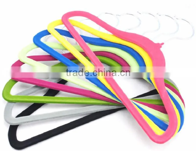 High Quality Children Velvet Hangers/Flock Hangers