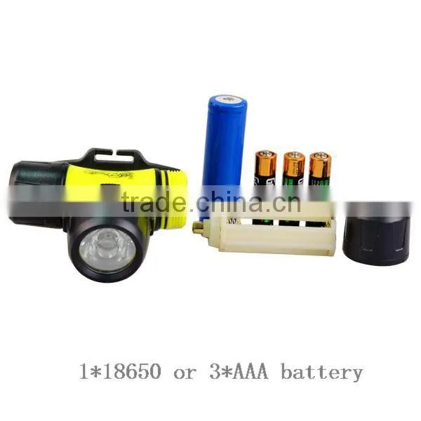 YT-59 Rubber Head IP68 Diving 50M XPE Diving Headlamp