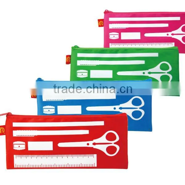 4 Colors Wholesale Stationery Set Teenager Waterproof Pencil Case