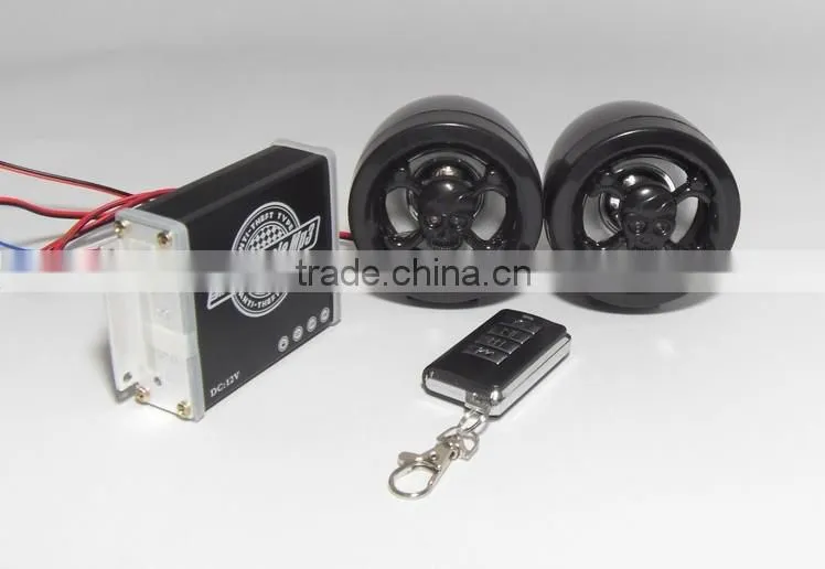 Waterproof with 2.5inch remote control for motorcycle mp3 player