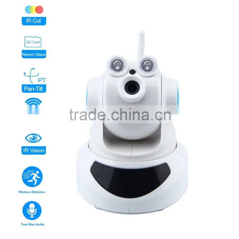 Home indoor use HD night vision P2P wireless wifi ip camera