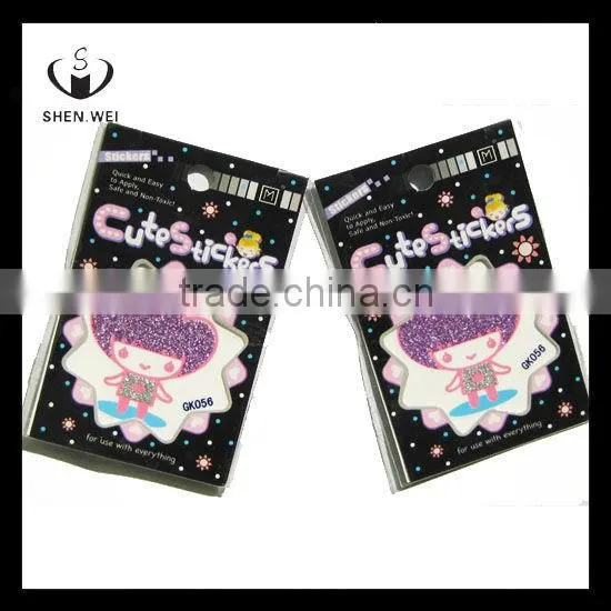 cartoon boy skull face rhinestone sticker sheets