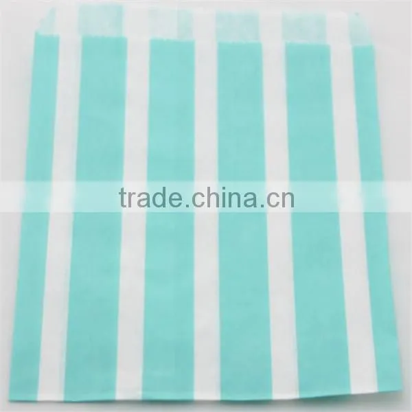 Vertical striped Paper Favor Bags 5'' x 7'' Best Party Gift Bag