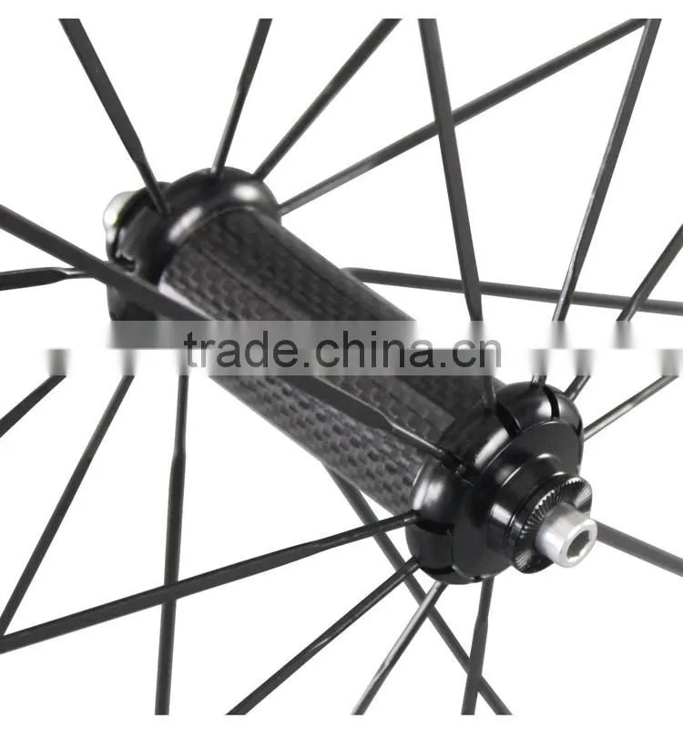 2016 China 700C 50mm clincher Basalt brake surface UD matt road bike wheels carbon