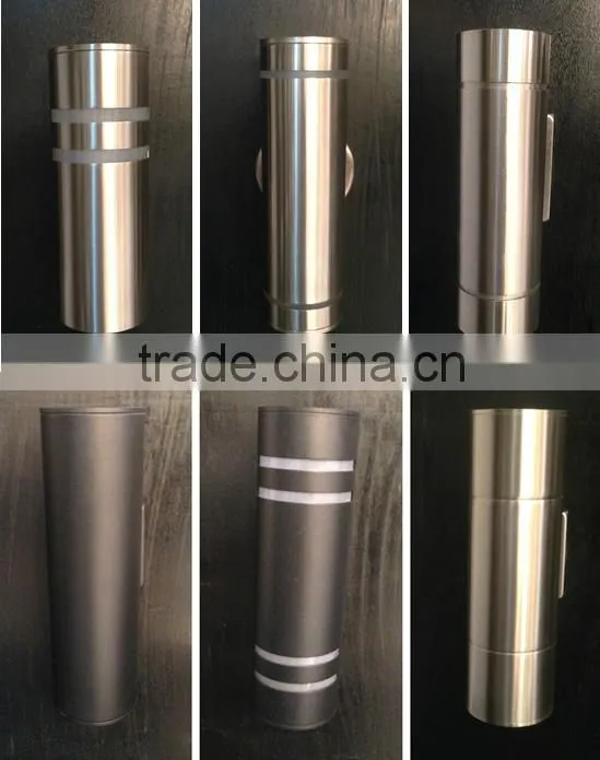 Modern Brushed Nickel Finish Waterproof Outdoor Wall Lamp