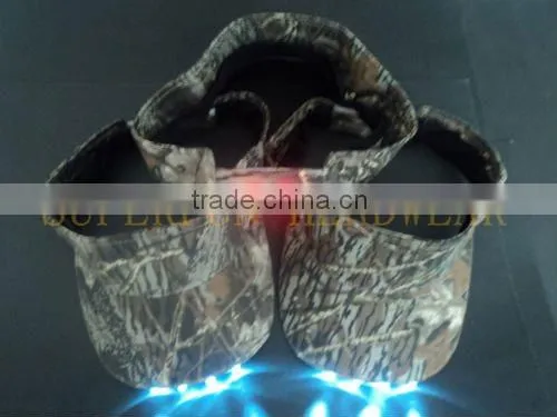 front and back LED hats