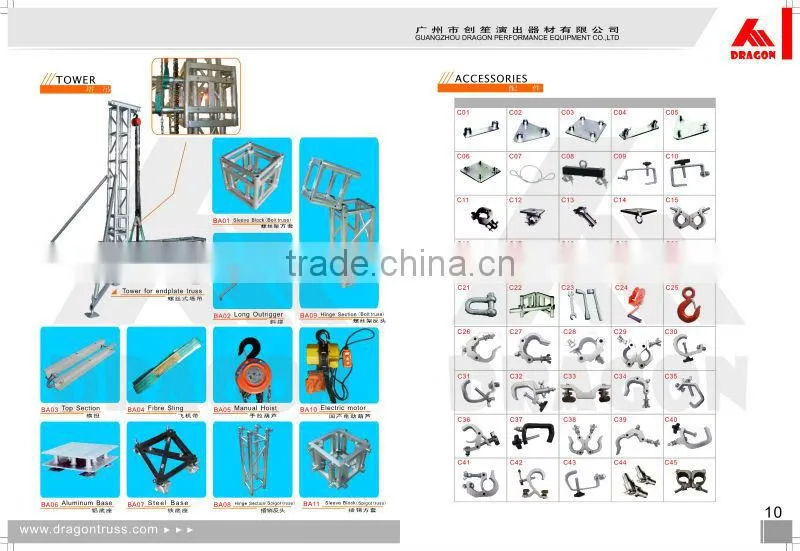 tower truss accessories,used fibre sling for truss