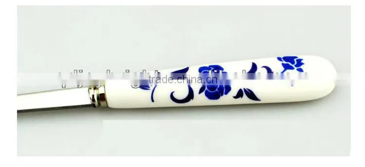 Chinese style dinnerwares,spoon,fork,chopsticks with blue and white porcelain,Chinese gift