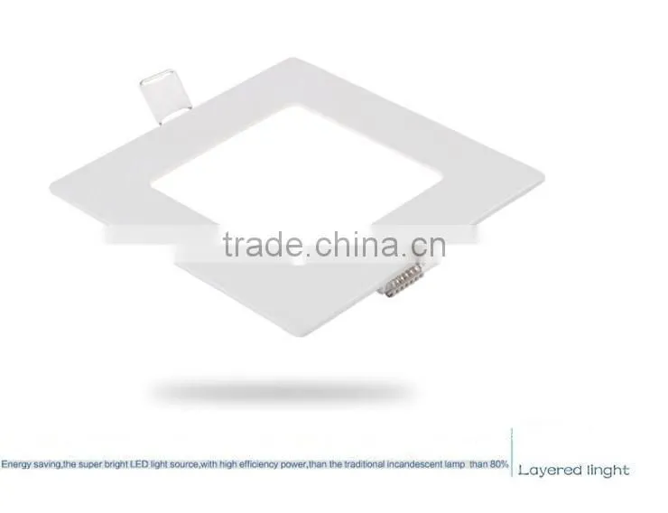 Manufacturer wholesale led panel ceiling light slim square cheap facade wall panel