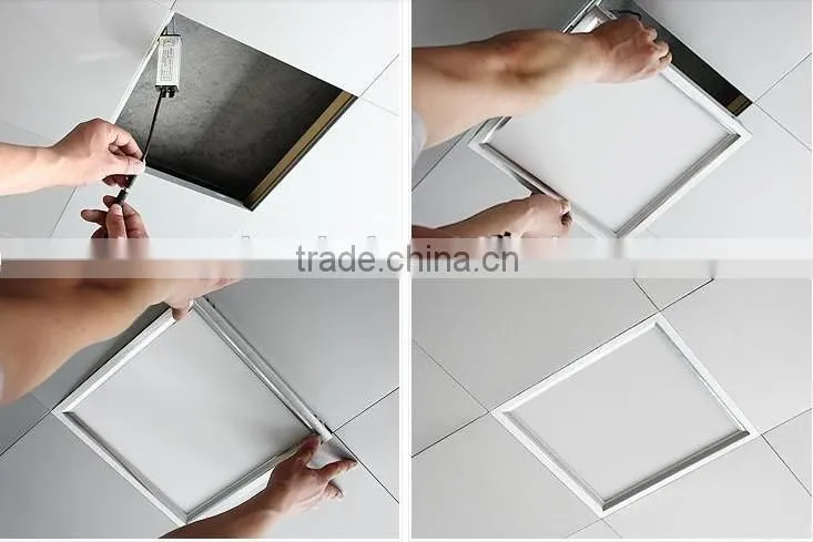 2016 smd recessed round led panel 6w 12w 18w led panel light square with warranty 2years