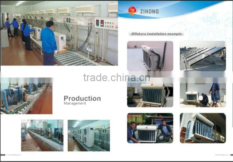 high capacity house underfloor heating and cooling water heater system,hybrid trinity system