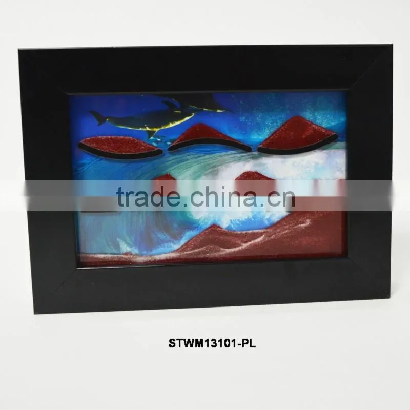 Sandscapes Art In Motion/Sand Pictures With Frame/Decorative Sand Art Work