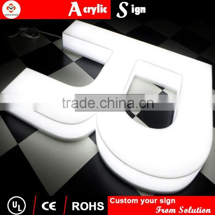 DIY 3d full color acrylic led letters sign