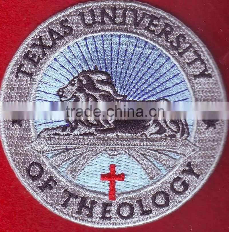 the round shape design patches custom embroidery patches iron-on style