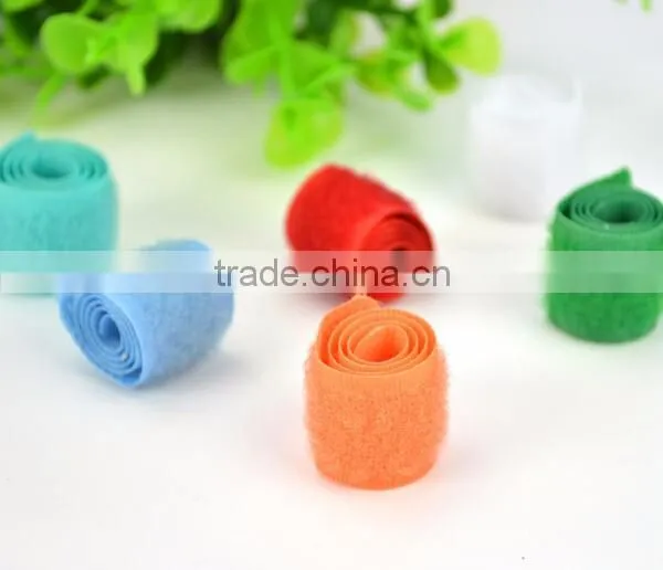 Nylon reusable magic tape adjustable Hook and Loop cable tie