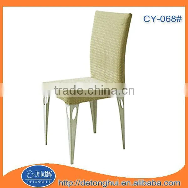 Modern fancy dining room metal tea chair Y-058#