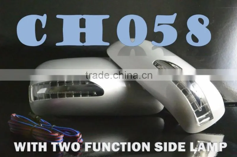 Body Kit Door Mirror Cover FOR TOYOTA WISH PRIUS LED SIDE MIRROR COVER