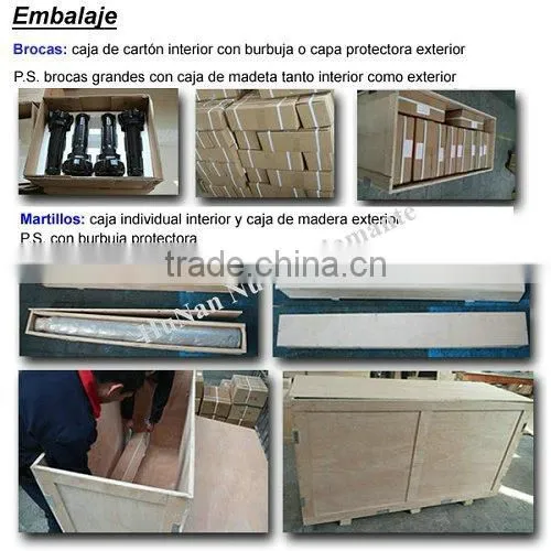 Brocas DTH y Roscadas