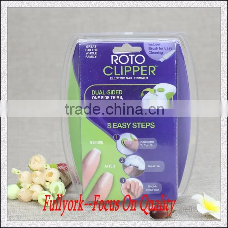 Roto Clipper Electric Nail Trimmer As Seen On TV Cordless Nail Cutter