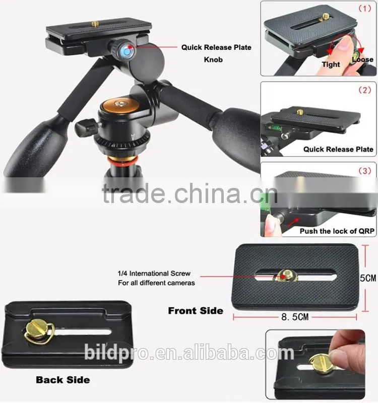 Fluid Pan Head 360 degree Panoramic Head For Camera Tripod