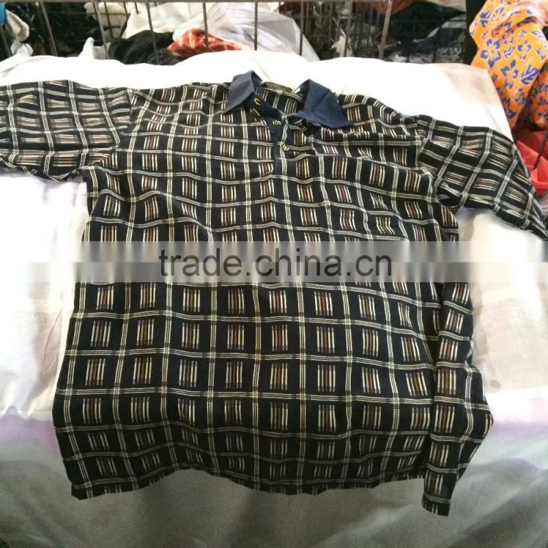 high quality wholesale Cheaper summer for men used clothes ,men shirt