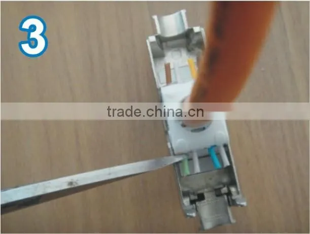RJ45 Cat6 FTP Toolless Keystone Jack