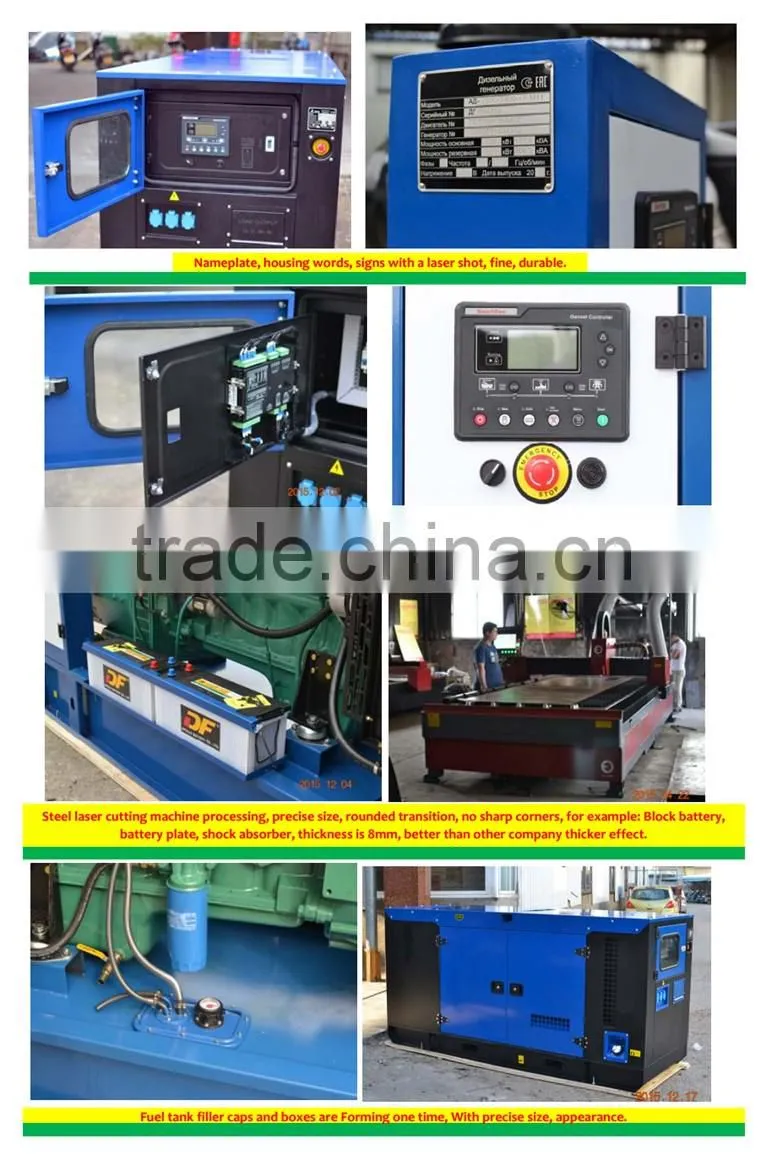 Low Price Good Quality Diesel Generators Powered by British Ricardo Engine 8KW to 250KW