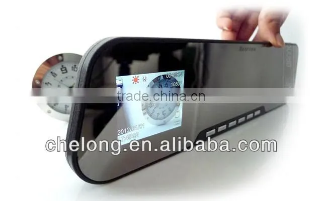 2.7" TFT Front & Back Display HD 720P Automobile Rearview Mirror Data Recorder