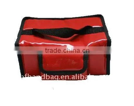 red lunch bags