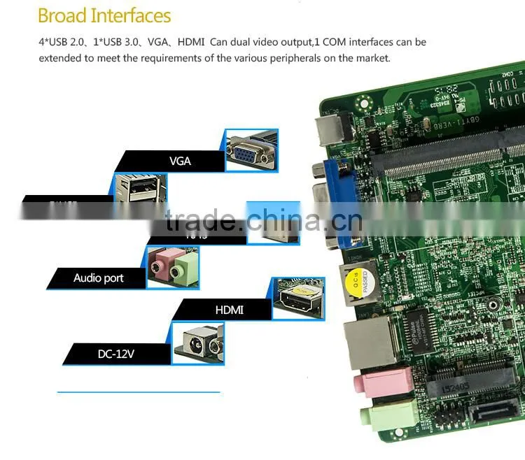 Wholesale Mini PC Computer Industrial motherboard Single Board Computer X31-4500u Support Win7/XP/Win 8