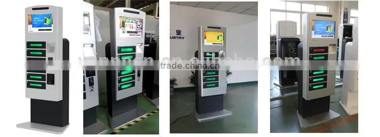 CE Certificated Airport cell phone charge kiosk/public mobile phone charging kiosk APC-06B