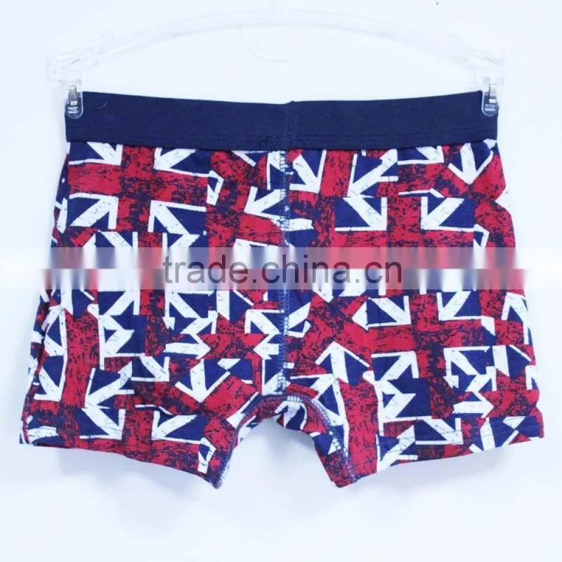 China children's underwear factory fashion print boxer cotton young boys underwear