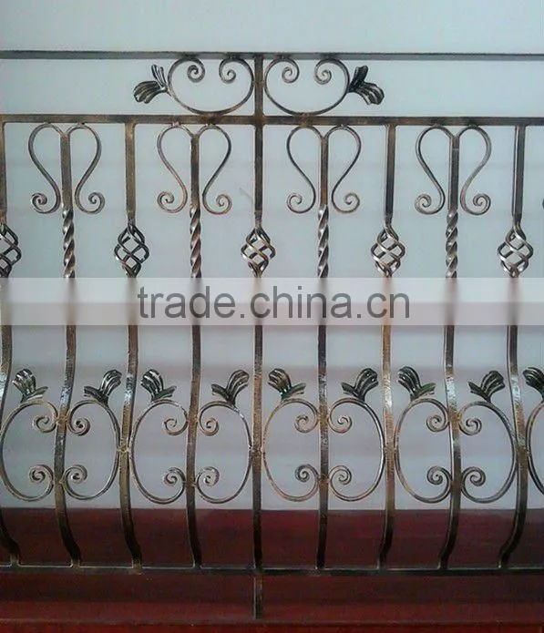 Top-selling rod iron modern design for balcony railing