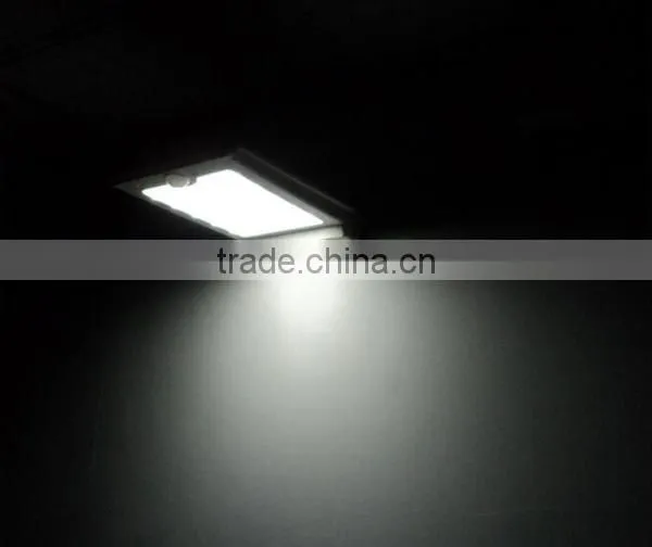 Human detective motion sensor solar wall light led for outdoor