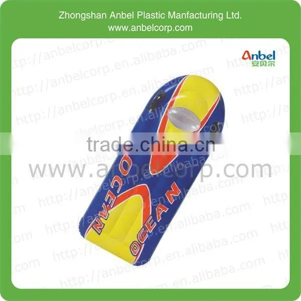 Anbel's PVC plastic two handles inflatable surfboard air mattress