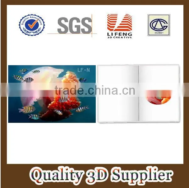 Lifeng beautiful 3d postcard of sea animal